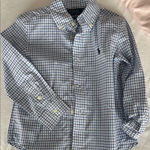 Polo by Ralph Lauren Kids Blue White Plaid Shirt